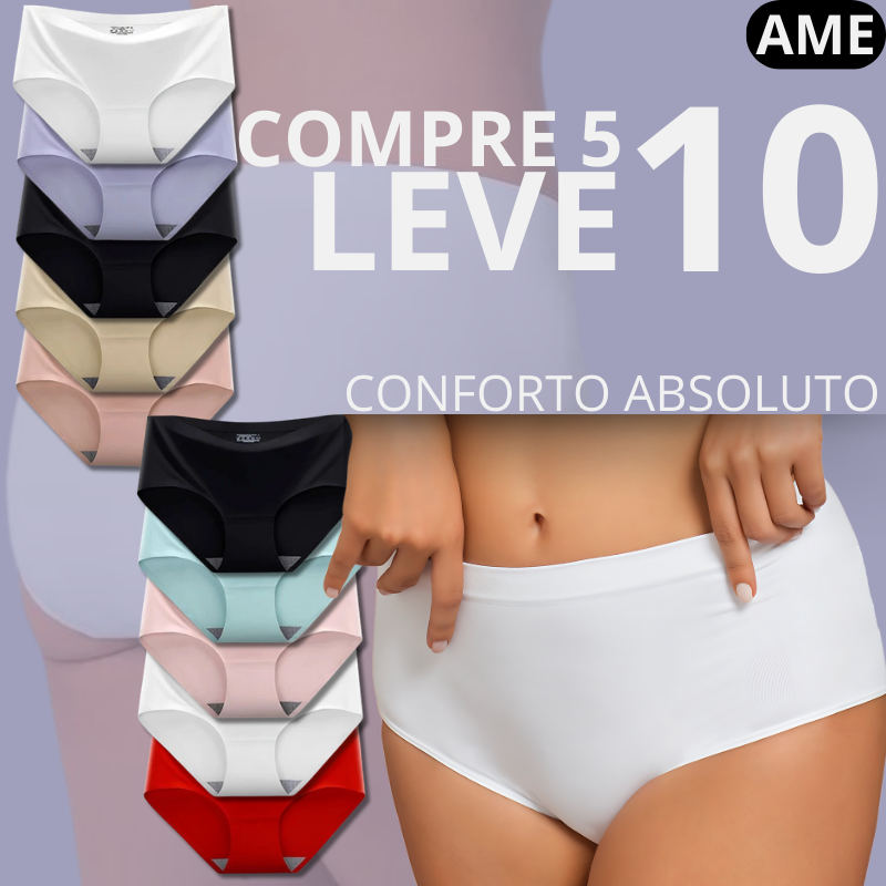 [COMPRE 5 LEVE10] Calcinha Culot Confort™ Cos Alta