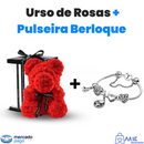 [OFERTA ESPECIAL] Urso de Rosas - Forever Love + Brinde (Pulseira Berloque)