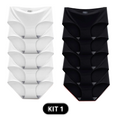 [LEVE 10 PELO VALOR DE 5] Calcinha Culot Confort™ Cos Alta [NA COMPRA DE 5 LEVE MAIS 5 TOTALMENTE GRATIS]