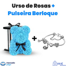 [OFERTA ESPECIAL] Urso de Rosas - Forever Love + Brinde (Pulseira Berloque)