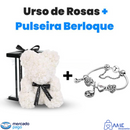 [OFERTA ESPECIAL] Urso de Rosas - Forever Love + Brinde (Pulseira Berloque)