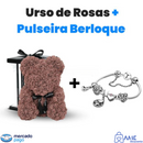 [OFERTA ESPECIAL] Urso de Rosas - Forever Love + Brinde (Pulseira Berloque)
