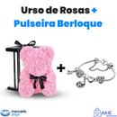 [OFERTA ESPECIAL] Urso de Rosas - Forever Love + Brinde (Pulseira Berloque)