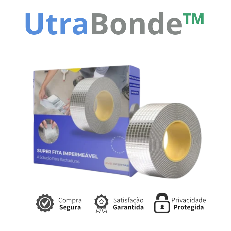 (SUPER OFERTA) -Fita Impermeável UtraBonde™ A Solução Completa Para Vazamentos