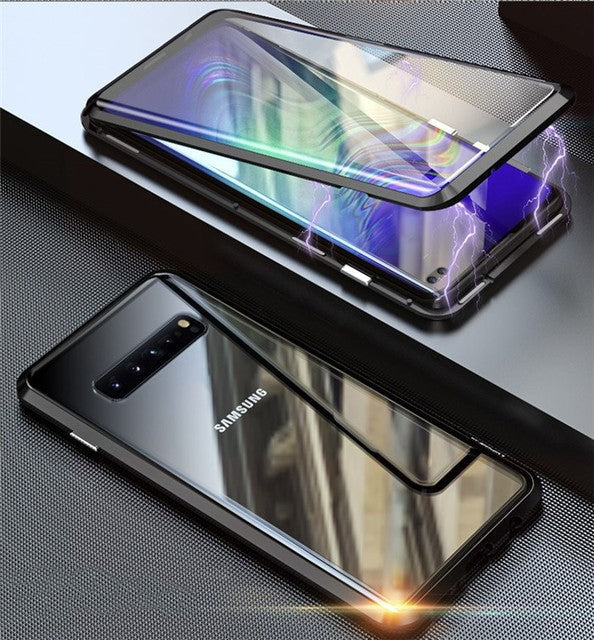 Case Samsung de Proteção Dupla C/ Vidro Temperado 360º - Protection Glass super oferta relampago (apenas hoje) compre no pix ou cartão e leve um brinde