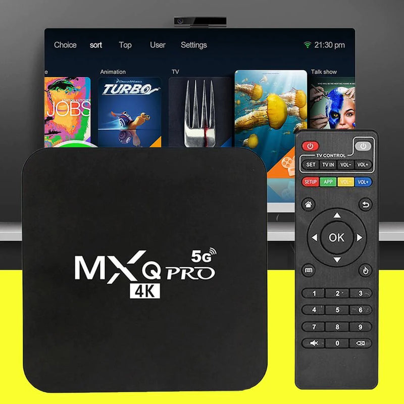 Mxq Pro 4k O melhor para sua TV com App ilimitado